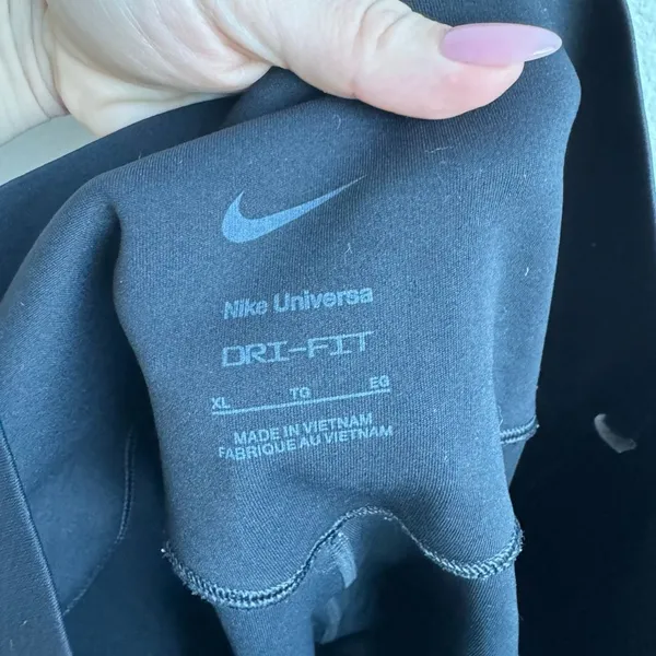 Nike Dri Fit Universa High Rise Crop Leggings Black DQ5893 010 Women’s XL - Image 5