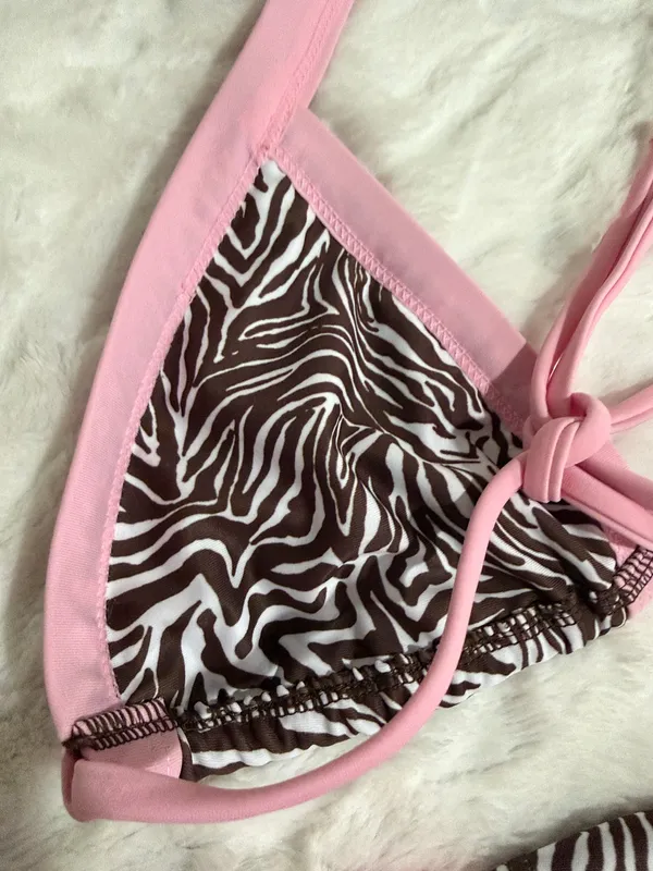 Kins By Carter Safari Barbie 2 Piece Swimsuit Set Size M. - Image 9