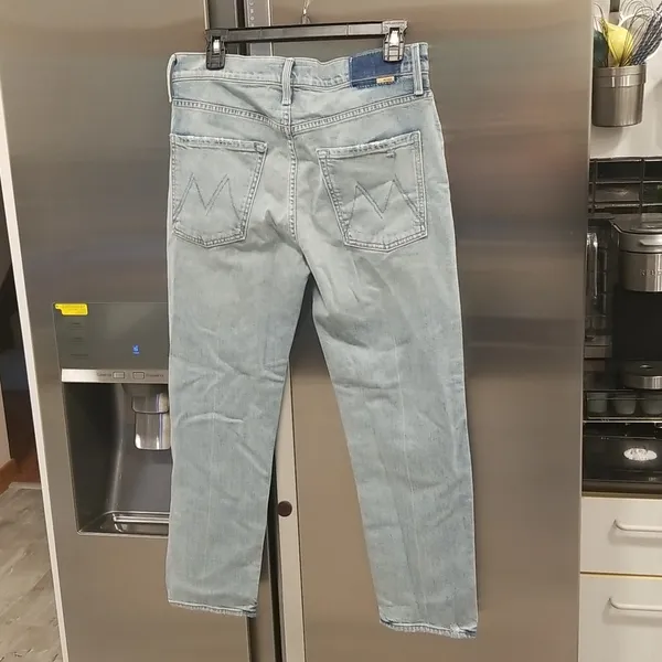 💕MOTHER SUPERIOR💕 Scrapper Ankle Jeans Light Wash Rigid Wild Calling 28 NWOT - Image 10