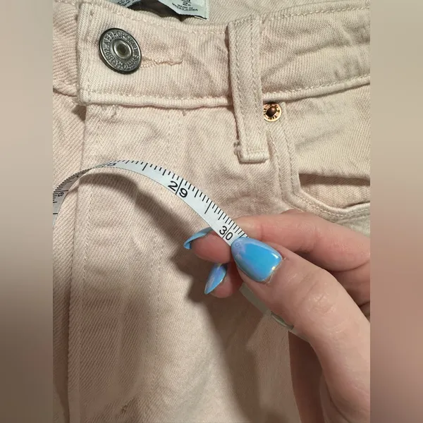 Abercrombie 90’s Relaxed Straight Jean Light Pink - Image 11