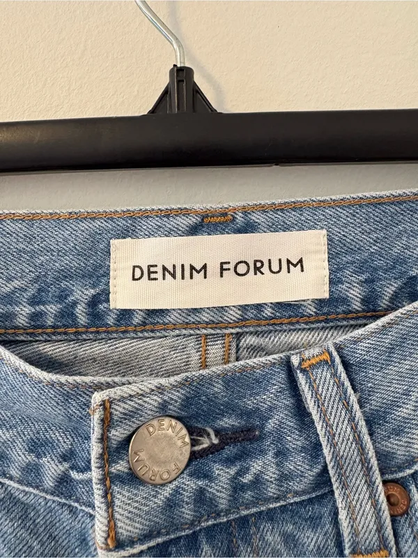 Denim Forum The Farrah High Rise Wide Leg Jean Size 28 - Image 4