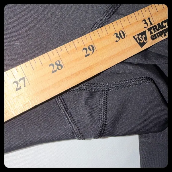 Old Navy Powersoft Leggings Womens M Black Extra High-Rise Go-Dry Active Yoga - Image 6