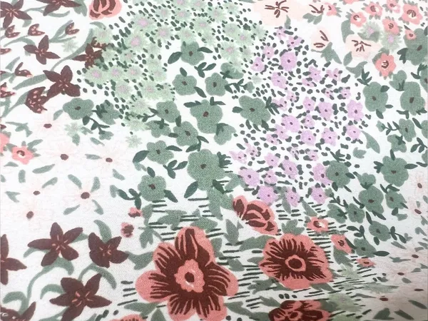 Cynthia Rowley Floral Multicolor Button-Front Cropped Sleep Shirt Size Medium - Image 5