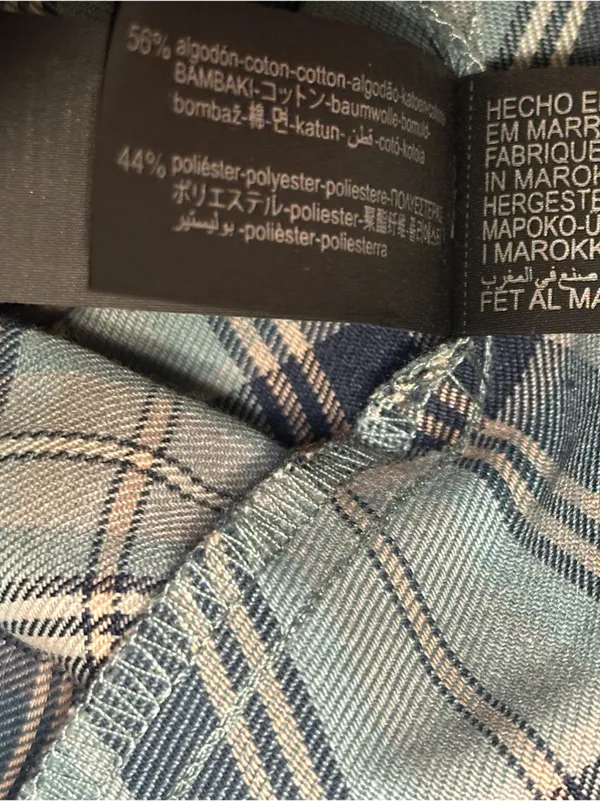 Zara Plaid V-neck Spaghetti Strap Mini Slip Dress NWT - Image 7