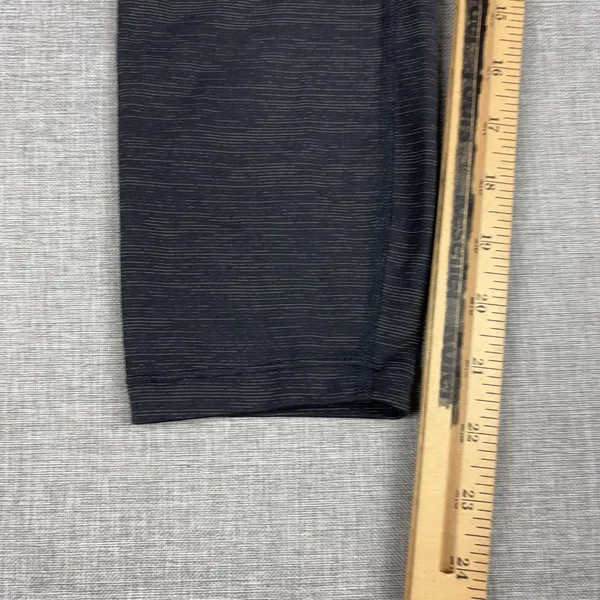 Outdoor Voices Leggings Womens M Gray Striped Mid Rise Ankle Pockets Yoga Gym - Image 3