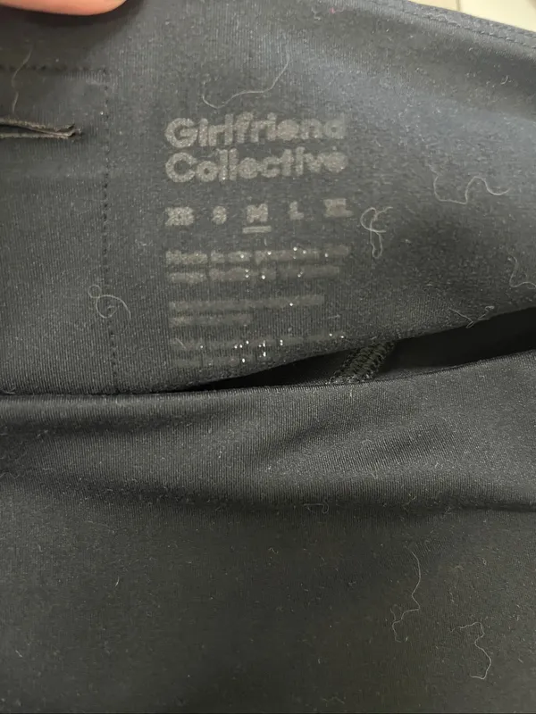 Girlfriend Collective Black High-Waist Athletic Leggings size M - Image 3