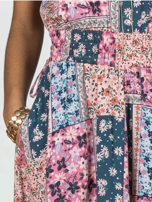 MATILDA JANE The Wildlife Patchwork Maxi Dress Perfectly Floral Boho S‎ - Image 3