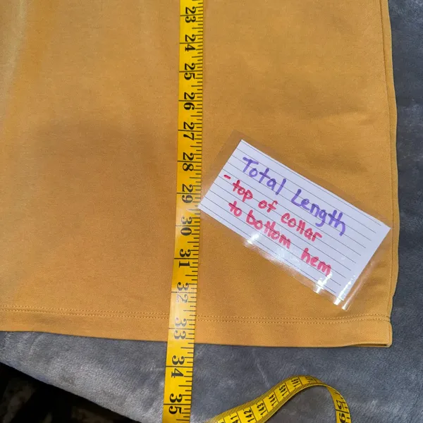 Sigrid Olsen Shift Dress XS Mustard Golden Yellow Sleeveless Modal‎ Blend Casual - Image 7