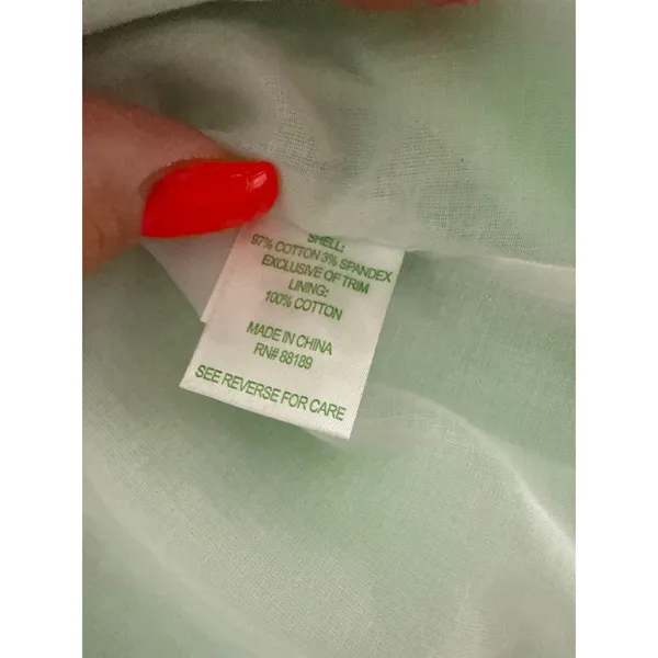 Lilly Pulitzer Colorblock Stripe Mimosa Skirt Scallop Hem Pockets Size‎ Large - Image 11