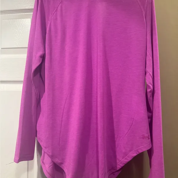 Under Armour Vibrant Purple Long Sleeve Shirt - Image 4