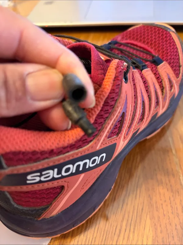 Salomon XA Pro J Women's Trail Running Shoes Size 2 US Red,melon,purple - Image 14