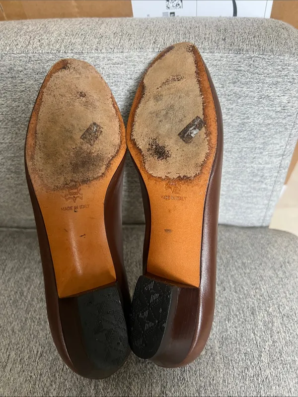 Salvatore Ferragamo Brown Leather Tassel Loafers READ Run small and narrow - Image 5
