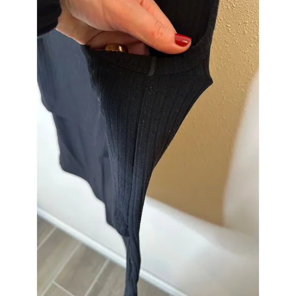 RIPE Black‎ Ribbed Sleeveless Nursing Tank Top Women's M - Image 2