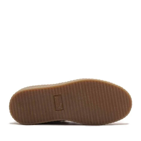 Puma Women's White‎ and Tan Sneakers - Image 6