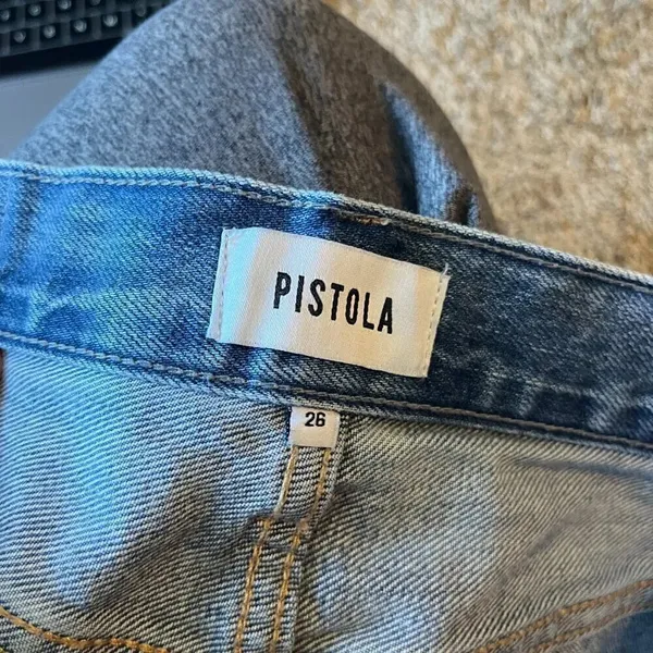 Pistola distressed denim shorts - Image 3