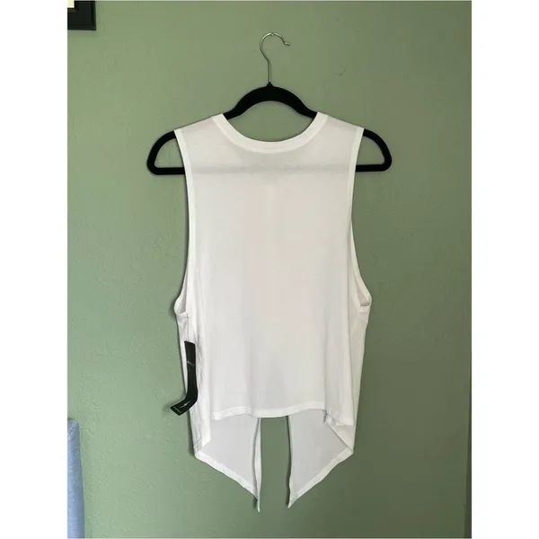 New Glyder Electric Yoga Versatile Convertible Tank Size XS White - Image 5