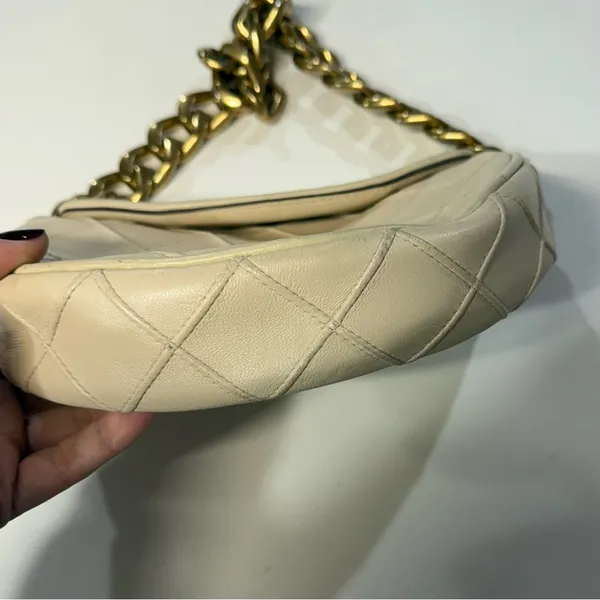 Tory Burch Mini Fleming Soft Crescent Bag - Image 4