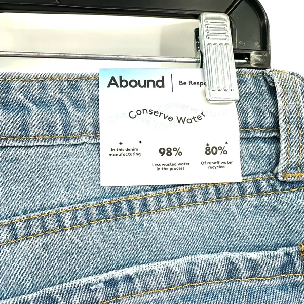 Abound size 33 NEW‎ with tags blue jean denim mini skirt - Image 3