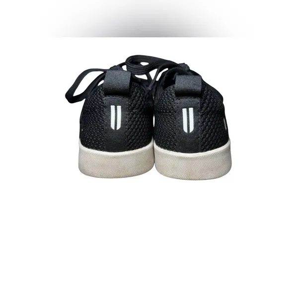 NOBULL Rec Knit Trainer Sneakers Black White unisex Mens 6.5 Womens 8 shoes - Image 3