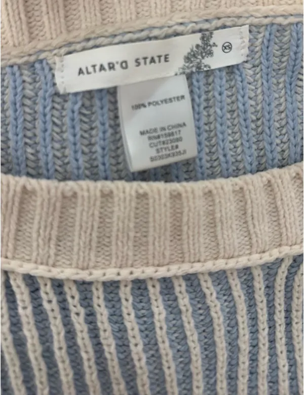 Altar'd State Light Blue Sweater - Image 2