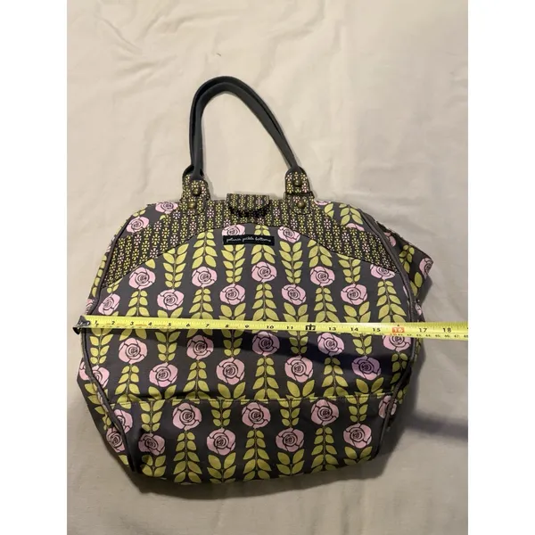 Petunia Pickle Bottom Wistful Weekender Tote Floral Diaper Bag Spring RARE XL - Image 4