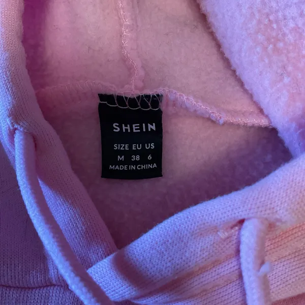 SHEIN Light Pink Fleece Hoodie - Image 5