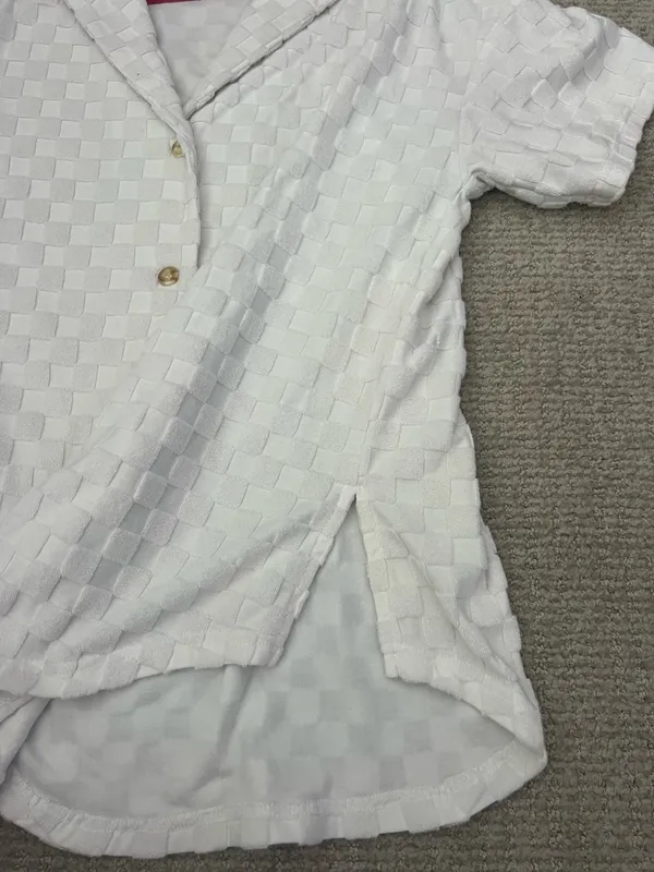 Rhythm Jacquard Terry Shirt - Off White - Image 6