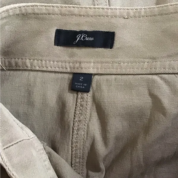 J. Crew Khaki‎ Button-Front Pencil Skirt - Image 5