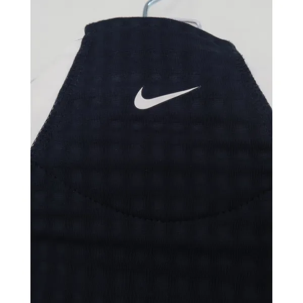 Nike Golf Navy Blue Waffle Knit Full Zip Vest Womens Small White Trim‎ - Image 5