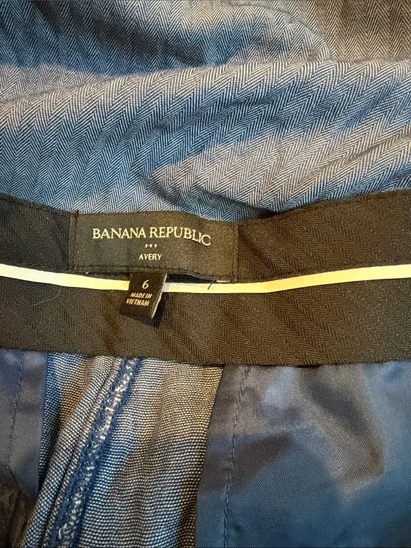 BANANA REPUBLIC dressy blue Avery pant - Image 4