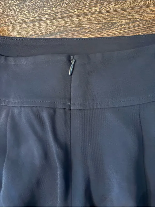 Reiss Maciee Skirt Women 4 Navy Blue NWT Striped Midi Pencil Pockets - Image 5