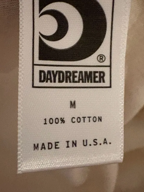 Daydreamer Guns N' Roses Was Here Boyfriend T-Shirt Size M Cream - Image 4