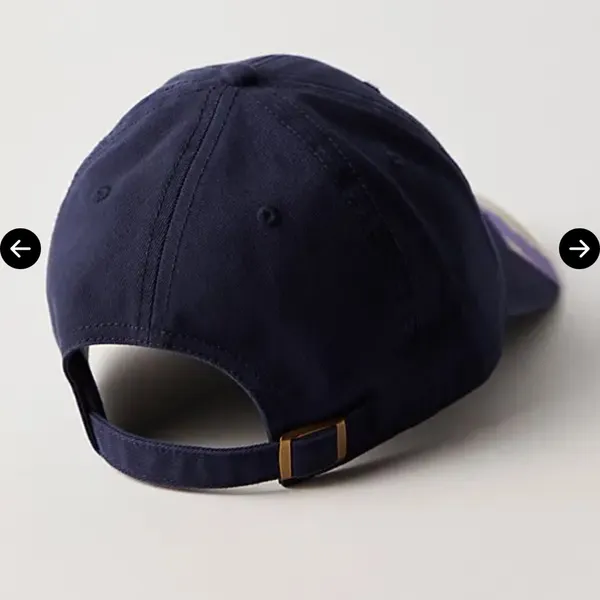 Free people movement AMERICAN NEEDLE Apres Ski Baseball Cap - Navy - Image 2