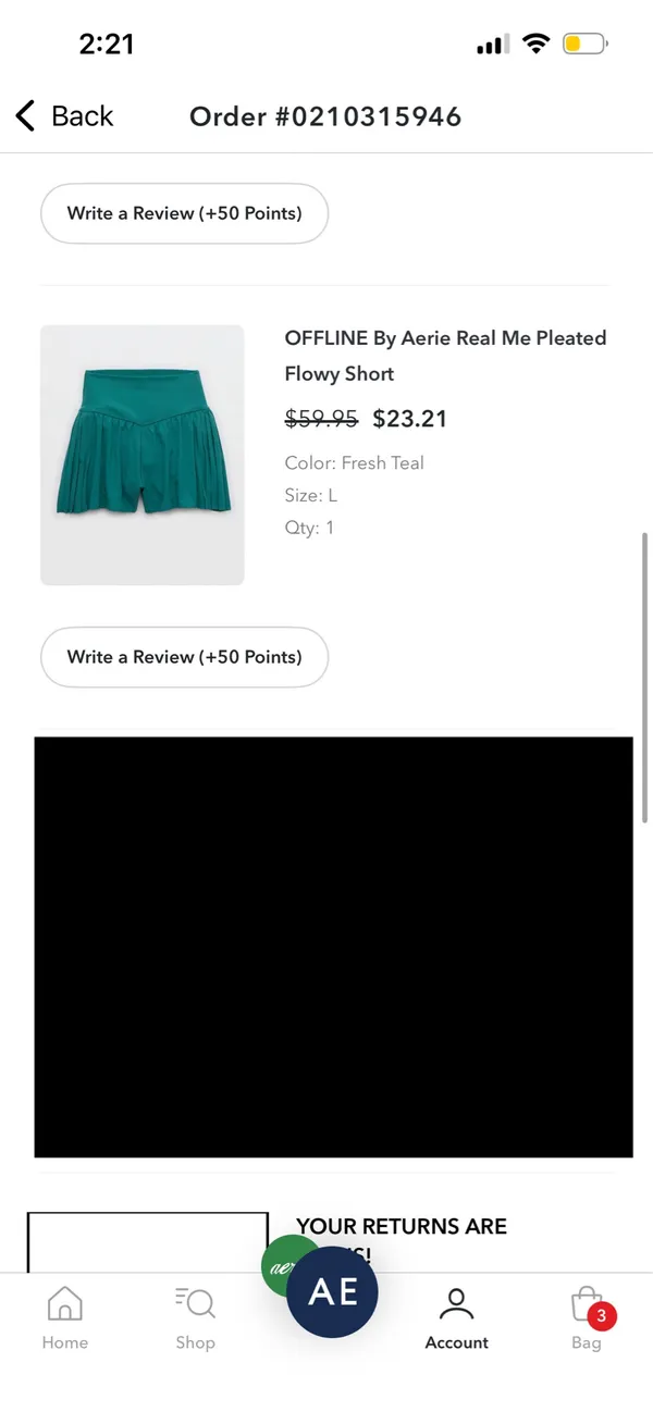 OFFLINE by Aerie Real Me Pleated Flowy Short - Image 4