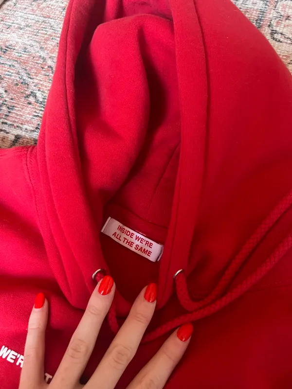 we’re not really strangers Red Size M - Image 4