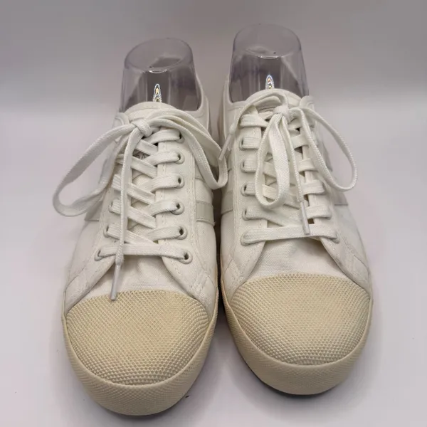 Gola Coaster Womens Off White Canvas Low Top Sneakers Trainers Cream Size 10 - Image 4