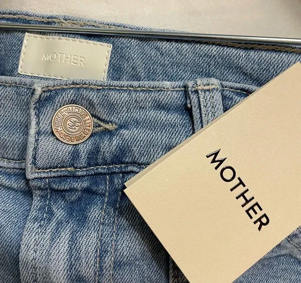 NWT MOTHER Denim The Patch Rambler Ankle Norway Dude Wash Size 25 - Image 10