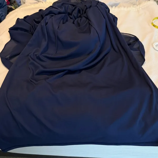 NEW Jessica Howard Navy Blue Formal Dress with Chiffon Overlay Women’s Size 16W - Image 14