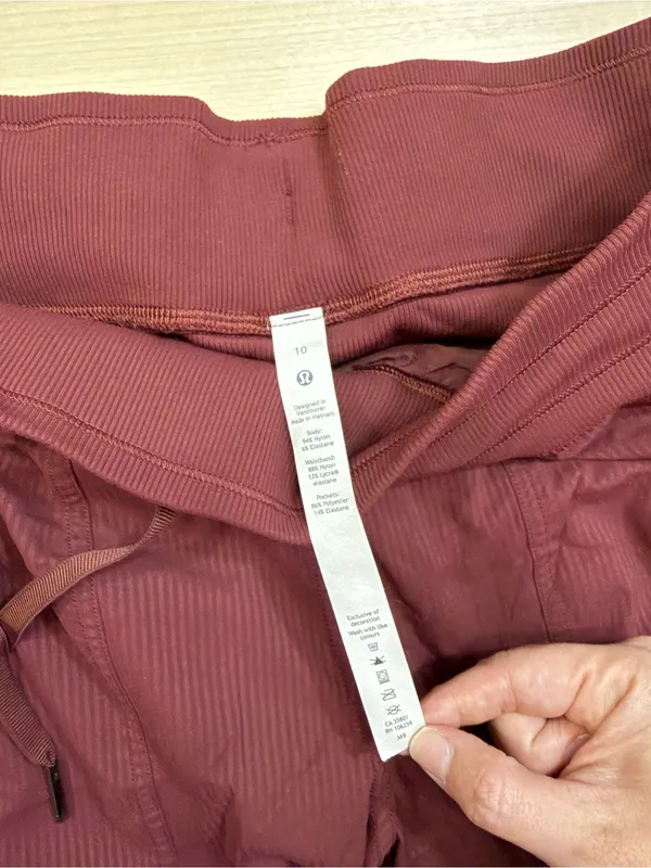 Lululemon Dance Studio Jogger in Red Merlot Women’s Size 10 - Image 5