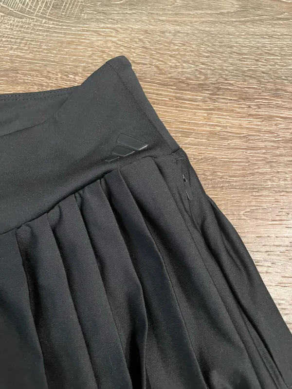 NWT adidas Black Pleated Skater Skirt Skort Small - Image 3