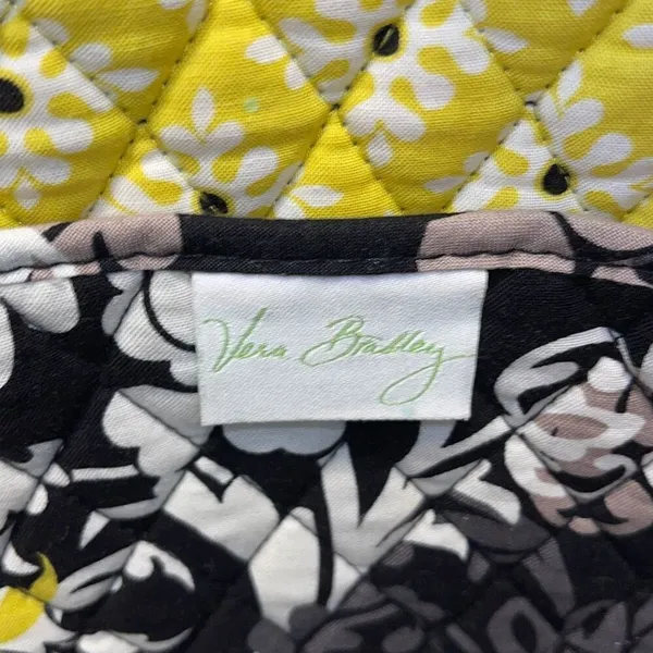 Vera Bradley Womens Retired Baroque Print Quilted Large Travel Tote Handbag Mult - Image 8