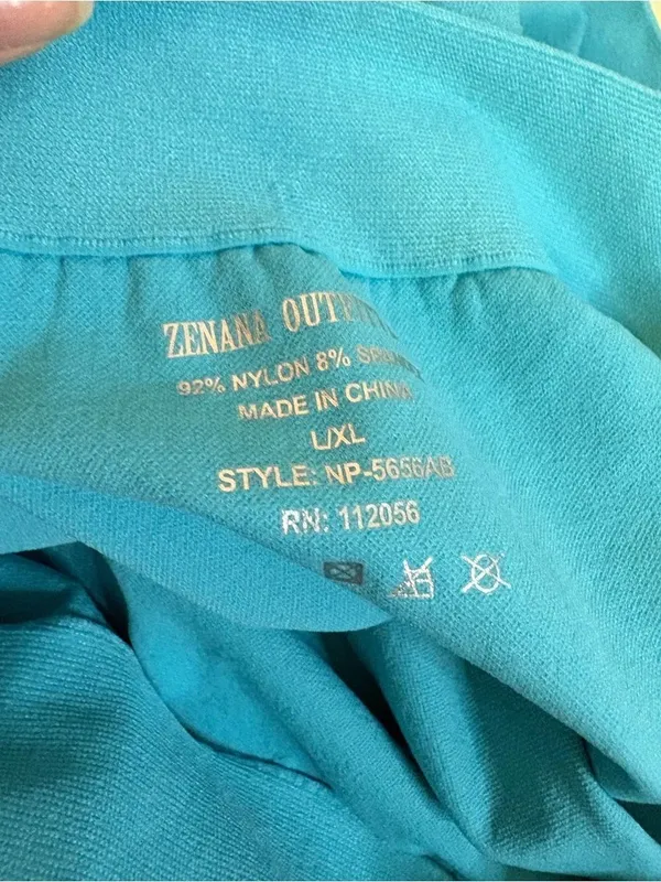 Zenana Outfitters Leggings l/xl -navy, Pink, Teal, teal, Blue & Gray (joylab lg) - Image 6
