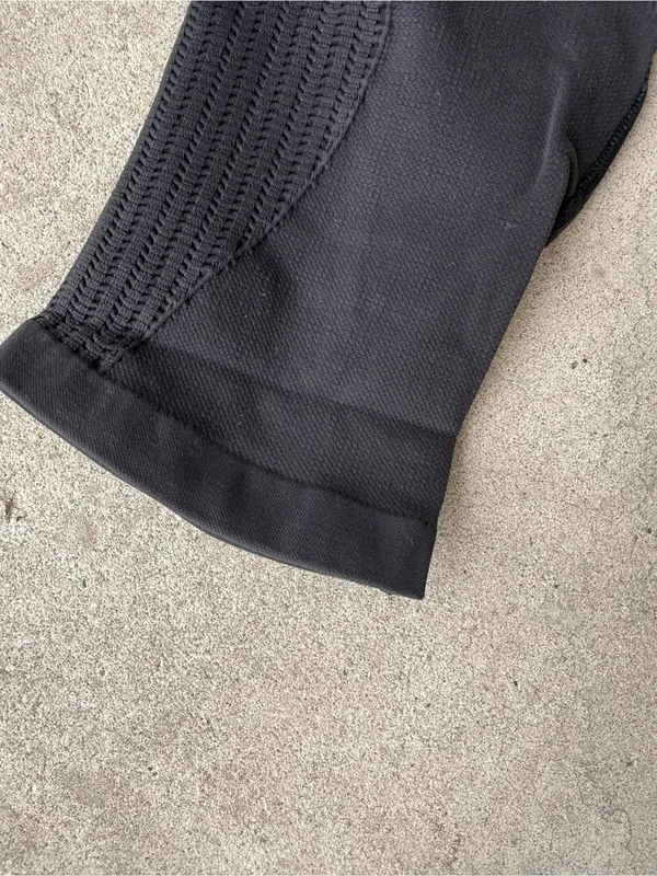 Lululemon High Rise Crop Leggings Mesh Panel Athletic Yoga Pants Women’s 8 - Image 3
