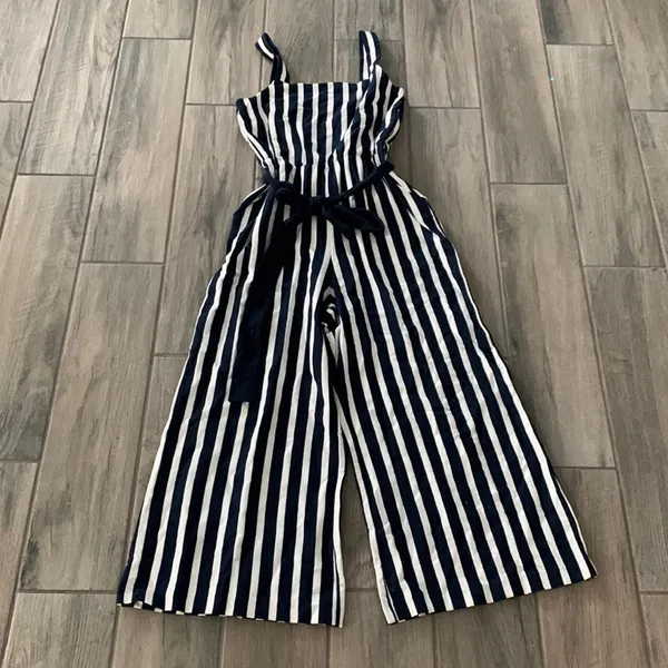 J crew stripe jumpsuit - Image 2