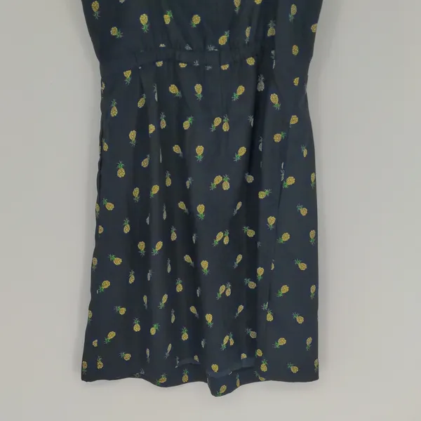 J. Crew Women's Size 6‎ Navy Pineapple Dress Fully Lined Rear Zip Pockets Lined - Image 12