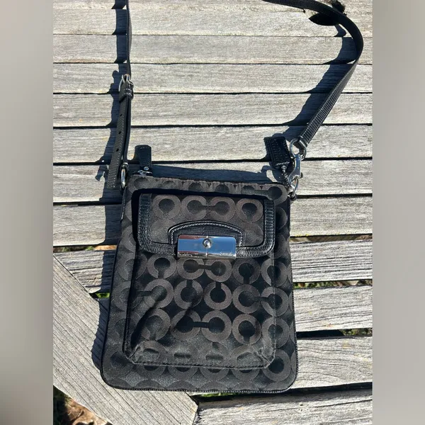 Coach shoulder crossbody y2k handbag‎ in black - Image 2