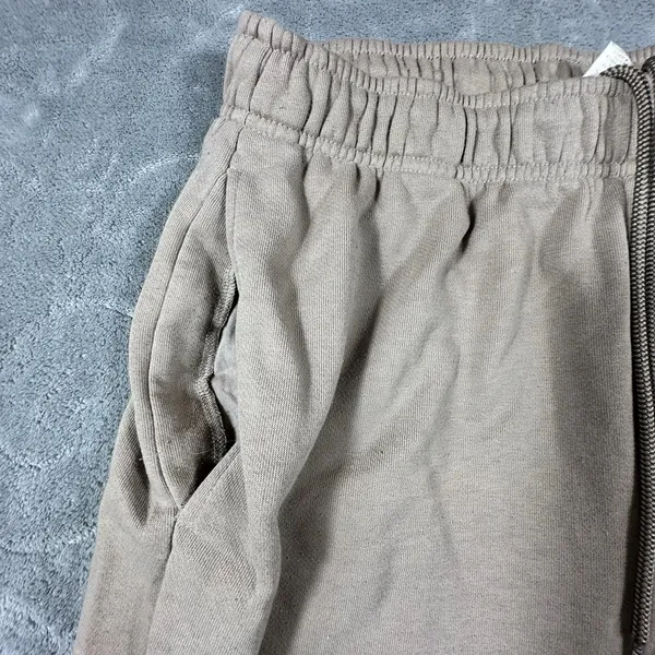 Alo Yoga Accolade Sweatpants Womens Medium Taupe Wide Leg Fleece Lounge Trousers - Image 10