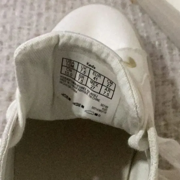 Keds Women’s Jump Kick Sneaker, Snow White Canvas, size 10, NWOT - Image 7