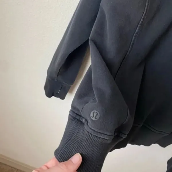 Lululemon Black Pullover Scuba Hoodie Women’s 6 - Image 3