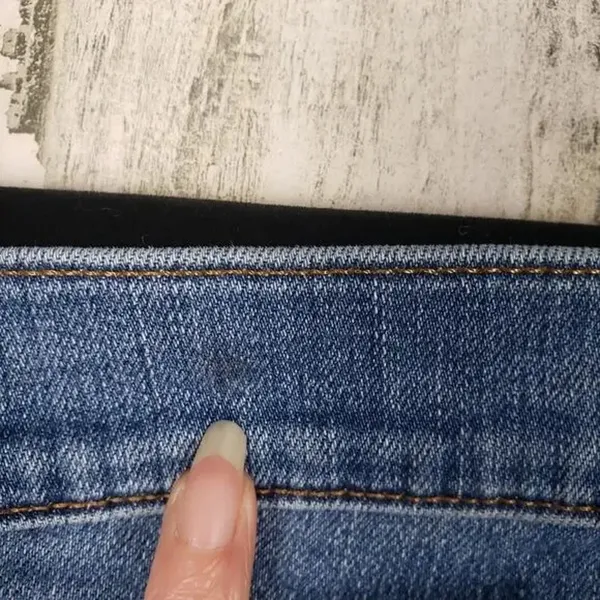 Madewell Distressed Blue Denim 9" High Rise Skinny Jeans Women's Size 28 - Image 13